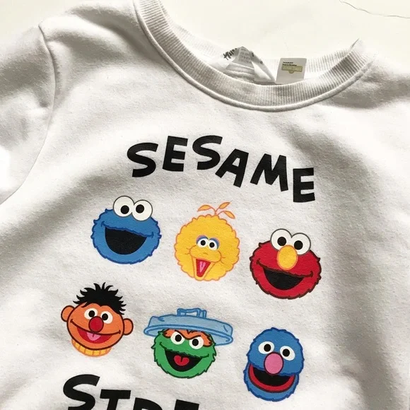 H&M X Sesame Street sweatshirt GUC 8-10Y - Picture 2 of 6